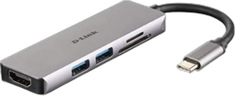 D-Link DUB-M530 5-in-1 USB-C Hub mit HDMI/SD-Reader retail