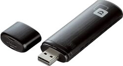 D-Link AC1200 - Wireless - USB - WLAN - Wi-Fi 5 (802.11ac) - 867 Mbit/s - Black (DWA-182)