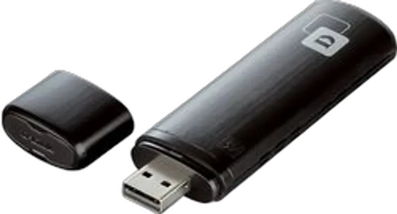 D-Link AC1200 - Wireless - USB - WLAN - Wi-Fi 5 (802.11ac) - 867 Mbit/s - Black (DWA-182)
