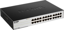 D-Link GO-SW-24G Unmanaged L2 Gigabit Ethernet (10/100/1000) 1U Black
