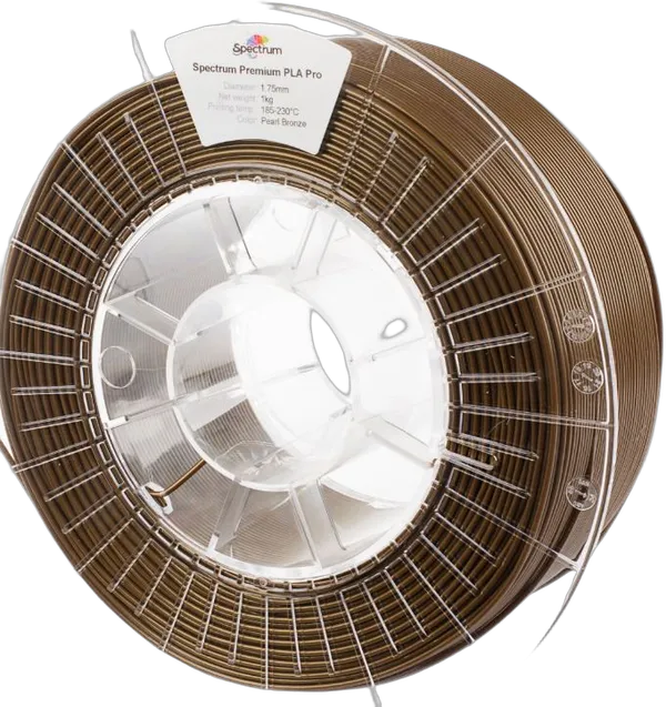 Spectrum 3D Filament / PLA Pro / 1,75mm / Pearl Bronze / Bronze / 1kg