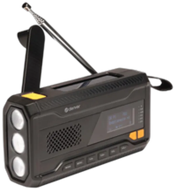 Denver DAB+/FM Solar Crank Radio mit Akku SCD-2033