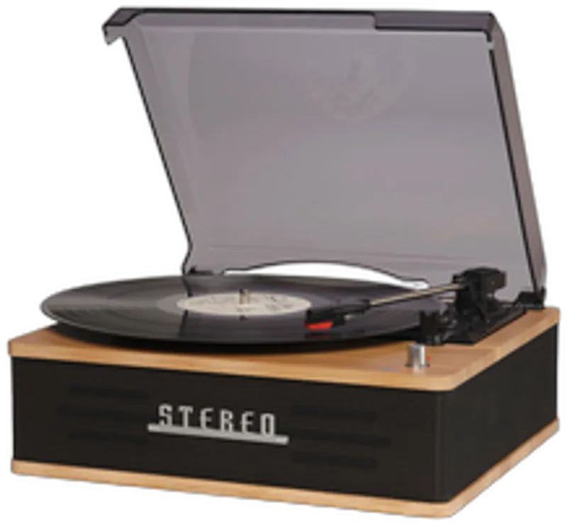 Denver VPB-262LW Retro Plattenspieler mit BT + Lautsprecher