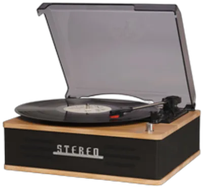 Denver VPB-262LW Retro Plattenspieler mit BT + Lautsprecher