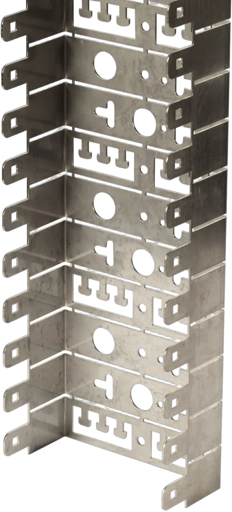 LSA+ TK Montagewanne universal, 50 Module(2/10 zu 10DA), T=30mm, R=25mm
