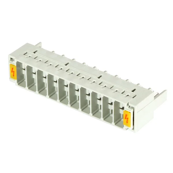 LSA+ TK LSA-Anschlussleiste 2/10, Überspannungsschutzmagazin, 2 Elektrodenableiter 8x6