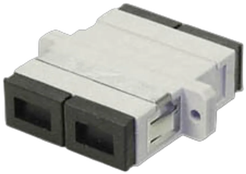 LWL-Kupplung,SC-Buchse/SC-Buchse, 50/125u Multimode, duplex, PVC, Keramikhülse, OM2