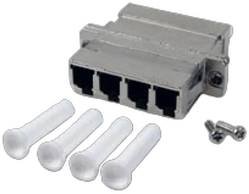 LWL-Kupplung,LC-Buchse/LC-Buchse, 9/125u singlemode, 2xduplex, Keramikhülse