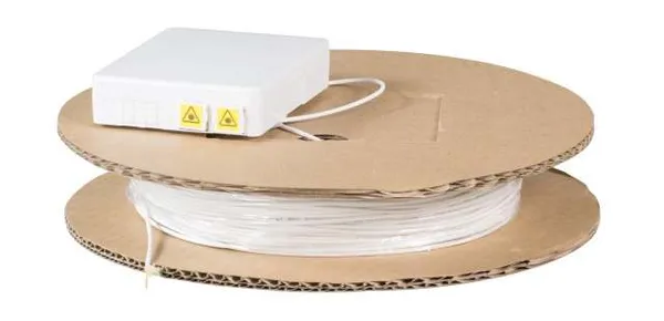 EFB FTTX Compact Box vorkonfektioniert, 2x LC/APC Duplex, G.657.A2, 50m
