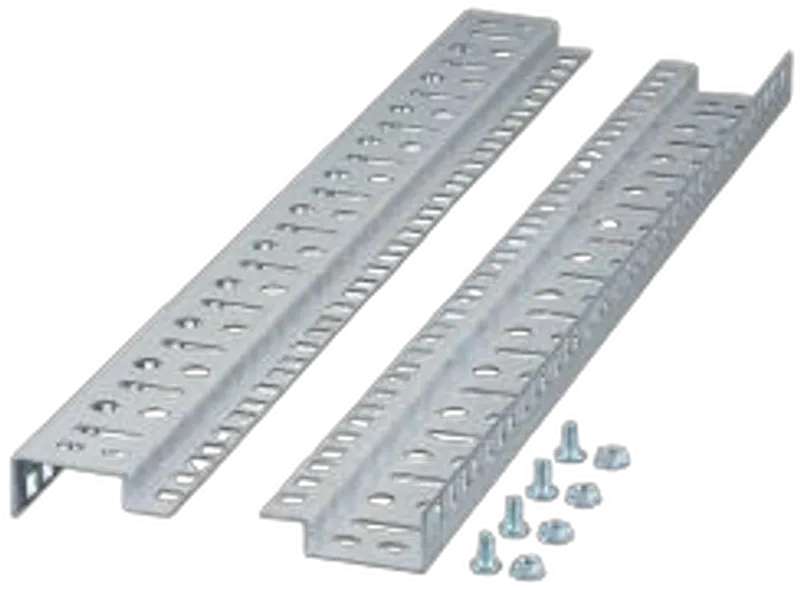 Wandgehäuse 19", zbh. 19" Montageschienen  6HE für Wandgehäuse, Set 2 Stück