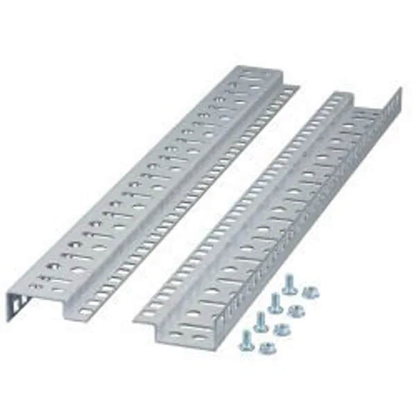 Wandgehäuse 19", zbh. 19" Montageschienen 24HE für Wandgehäuse, Set 2 Stück