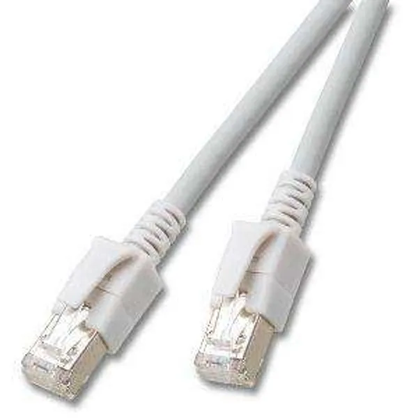 Patchkabel RJ45, CAT6A 500Mhz, 10m, weiss; S-STP(S/FTP); VC LED in den Steckern!