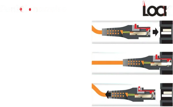 EFB Netzkabel Schutzk. 90°-C13 180°,IEC Lock,sw,3.0m,3x1,00