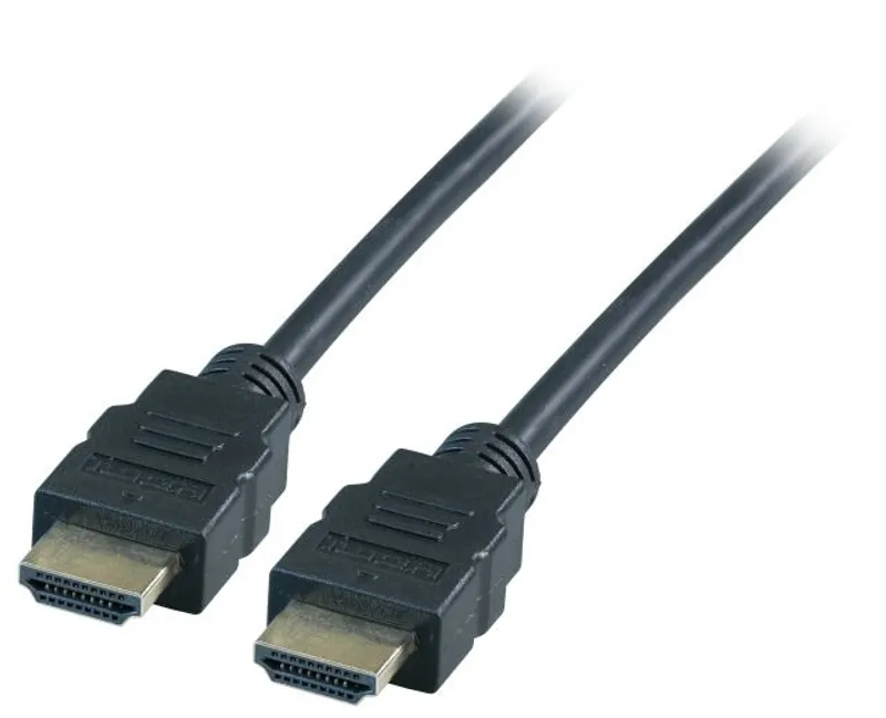 EFB HighSpeed HDMI cable, two black 3m male-to-male HDMI cables with 4K 30Hz support shown side by side on a white