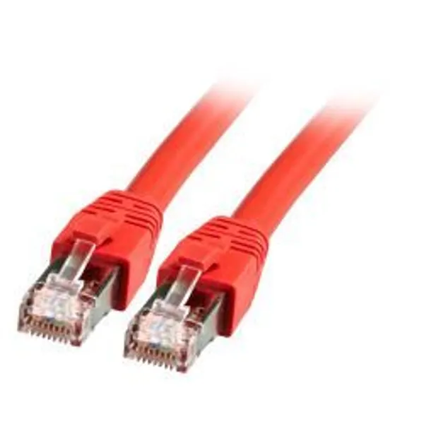 EFB RJ45 Patchkabel S/FTP Cat.8.1 BC LSZH  10.00m rot