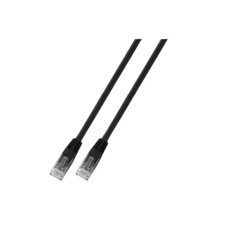 EFB RJ45 Patchkabel U/UTP Cat.6 PVC CCA 2.00m schwarz