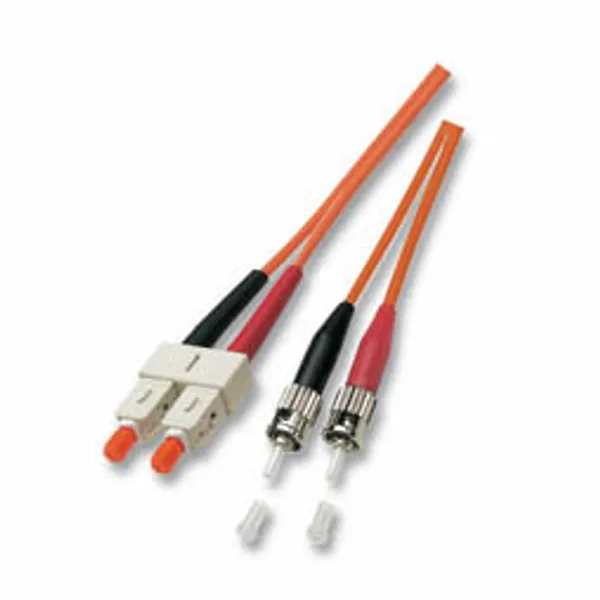 LWL-2-Faser-Patchk.  3mtr.ST-SC, 50/125um,OM3