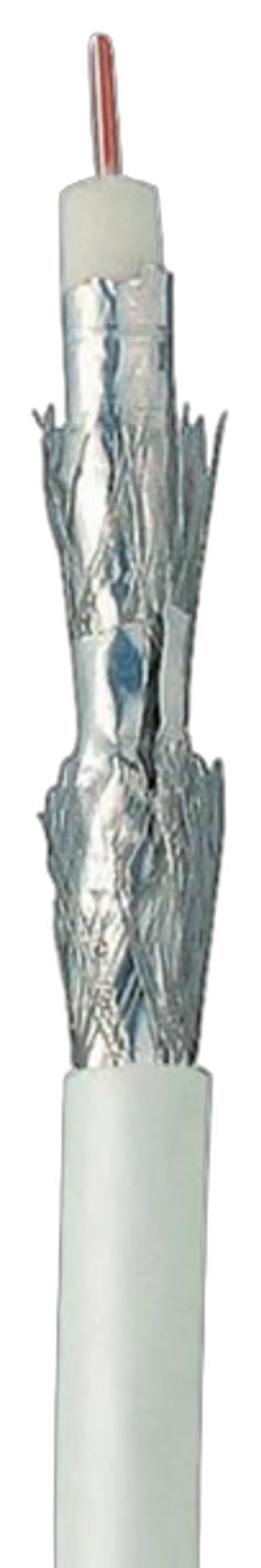 Kabel SAT, Koaxial geschirmt 4-fach, DIGITAL  CCS, 100m, Ring