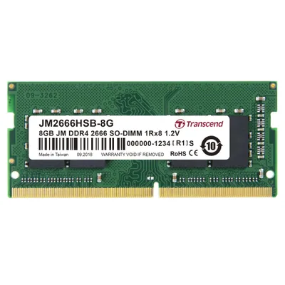 SO DDR4 8GB PC 2666 CL19 Transcend JetRam, JM2666HSB-8G
