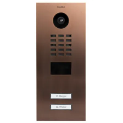 DoorBird D2102V IP Telefon Edelstahl V4A Bronze-Optik