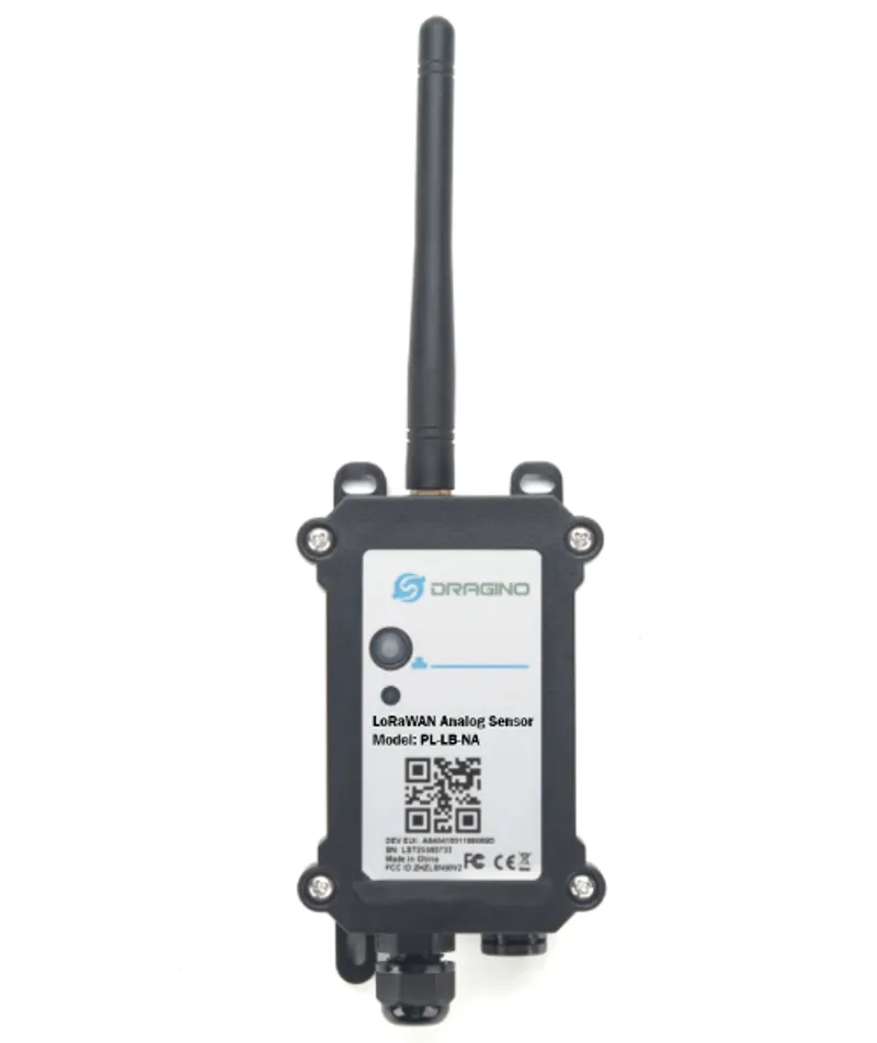 DRAGINO · Sensor · LoRa · LoRaWAN 0~20mA, 0~ 30v sensor  LoRaWAN Analog Sensor · PS-LB-NA-EU868-12