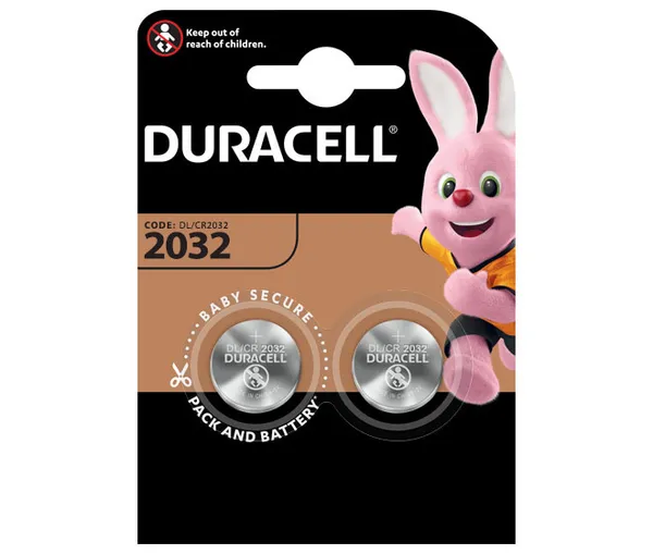 Duracell Batterie Knopfzelle CR2032 3.0V Lithium 2St.