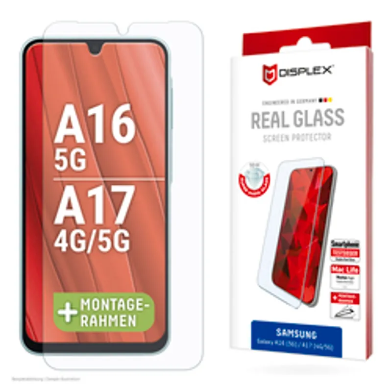 Displex Panzerglas für Samsung Galaxy A16 (5G)/A17 (4G/5G)