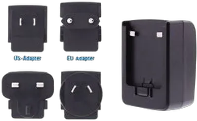 ecom Travel Charger mit EU / US / UK / AU - Stecker