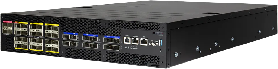 Edgecore Aggregation Router AS9947-36XKB-O-AC-F, 6x400G QSFP-DD, 24x100G QSFP28, 4x1/10/25G SFP28, 2x1,1500W