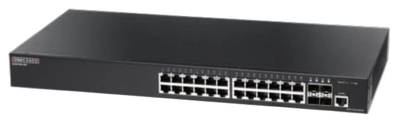 Edgecore Switch L2 24x GE + 4G SFP uplink ports, ECS2100-28T