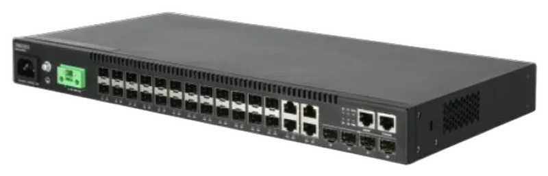 Edgecore Switch L2+ 20 x GE SFP+ 4CG + 4 10G SFP+ ports, Dual PSU (AC + DC), ECS4120-28Fv2