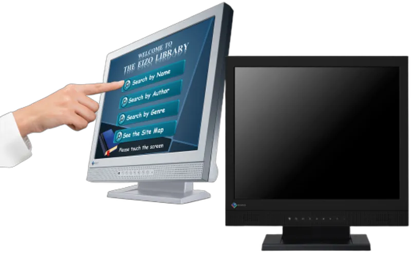 TFT 17" Eizo DuraVision Touch Monitor FDS1721T-BK schwarz, TN-Panel