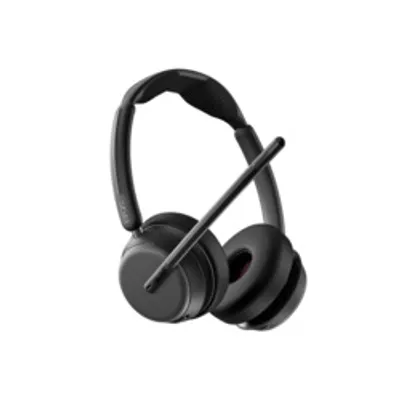 Cuffia EPOS IMPACT 1060T wireless con microfono a braccio regolabile e padiglioni over-ear neri in primo piano su sfondo Cuffia EPOS IMPACT 1060T wireless con microfono a braccio regolabile e padiglioni over-ear neri in primo piano su sfondo
