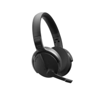 Casque audio sans fil EPOS ADAPT 561 II Double Sided noir en vue 3/4 avec micro-casque orientable et commandes latérales Casque audio sans fil EPOS ADAPT 561 II Double Sided noir en vue 3/4 avec micro-casque orientable et commandes latérales