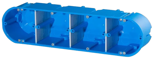f-tronic HW Gerätedose massiv, 4-fach, 4x Ø68mm, t=60mm, HW40