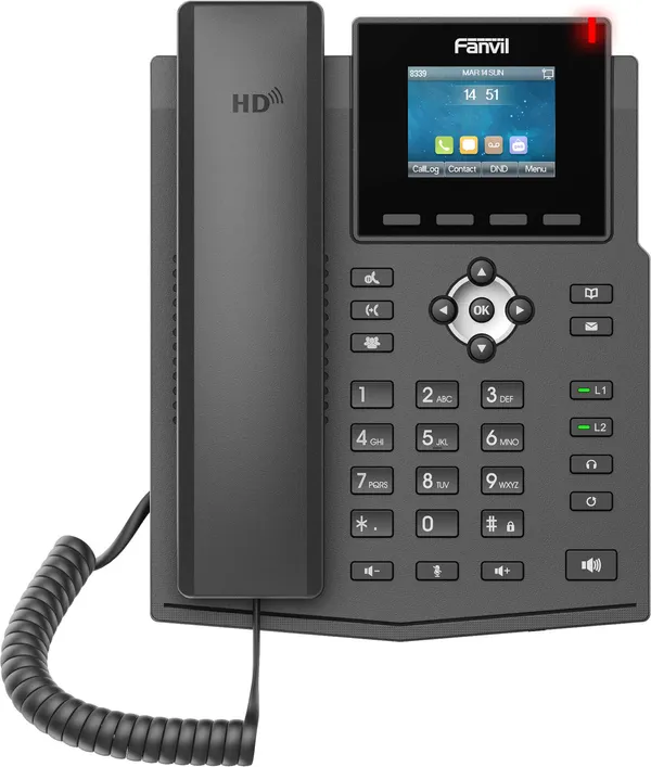 Fanvil IP Telefon X303P schwarz