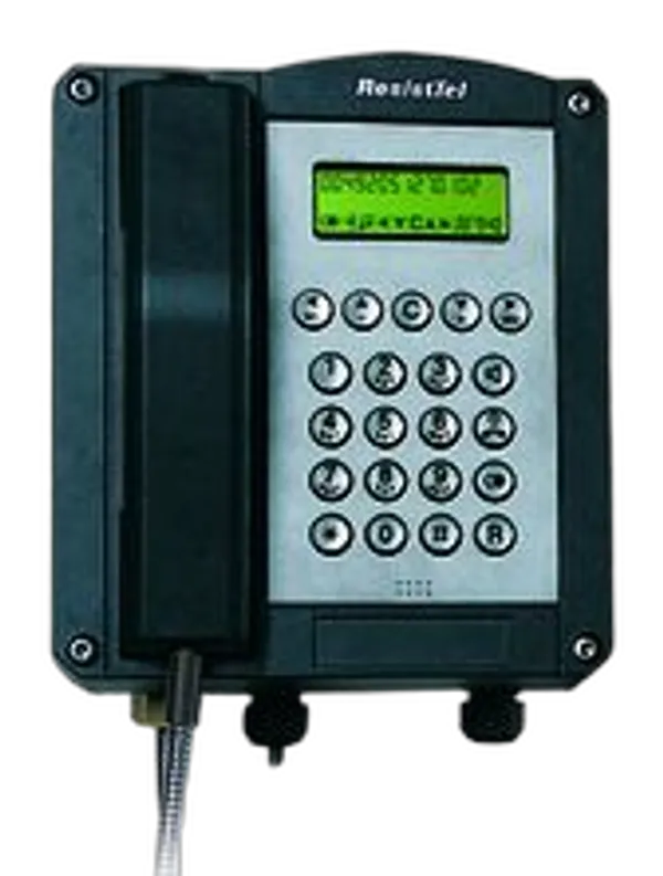 FHF Wetterfestes Telefon ResistTel schwarz