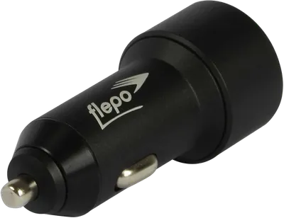 Flepo Netzteil KFZ  2-fach 12V-24V - max 4A - Quick Charge 3.0