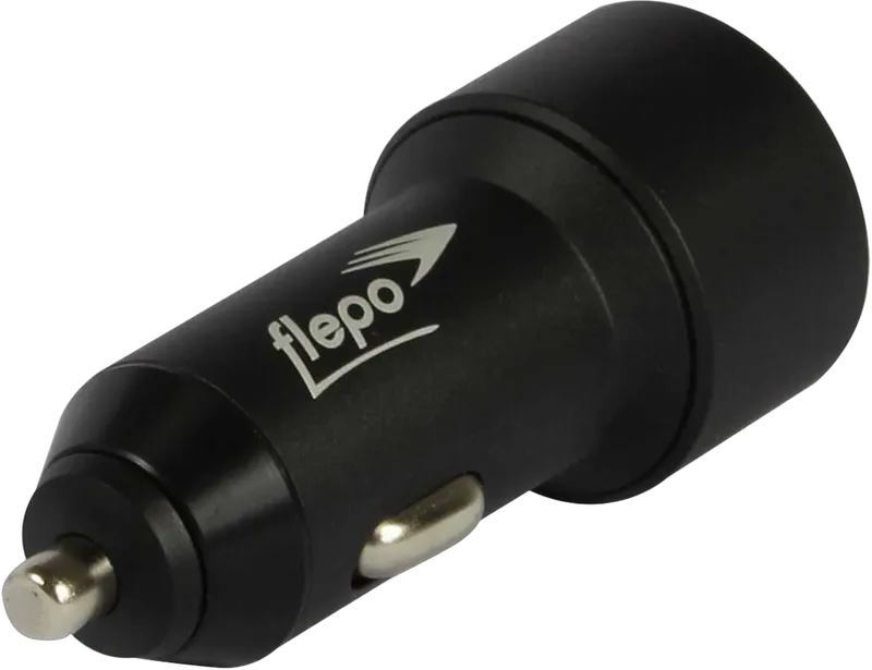 Flepo Netzteil KFZ  2-fach 12V-24V - max 4A - Quick Charge 3.0