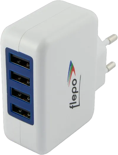 Flepo Netzteil USB 4-fach 100V/240V-4A