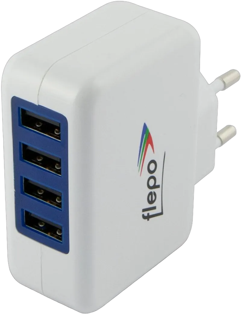 Flepo Netzteil USB 4-fach 100V/240V-4A