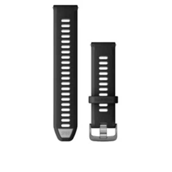 Garmin Schnellwechsel-Silikon-Armband 22 mm Schwarz/Hellgrau