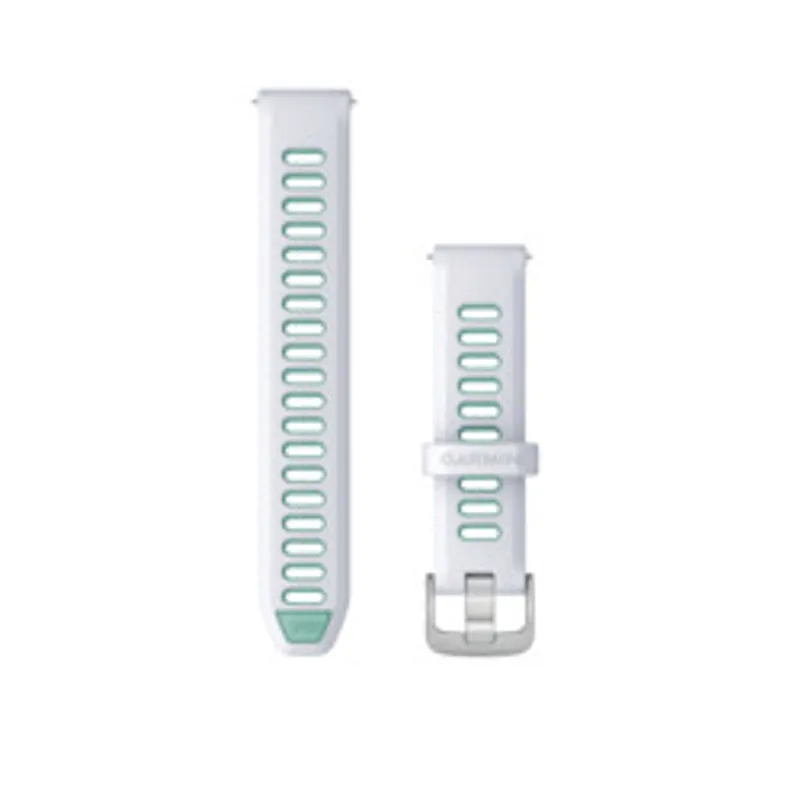Garmin Schnellwechsel-Silikon-Armband 18mm Steinweiss/Mintgrün