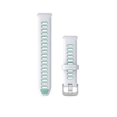 Garmin Schnellwechsel-Silikon-Armband 18mm Steinweiss/Mintgrün