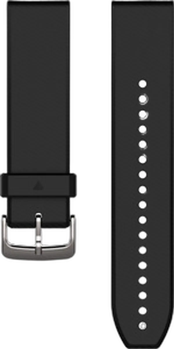 Garmin Ersatzarmband QuickFit 22mm Black/Silver Silicone