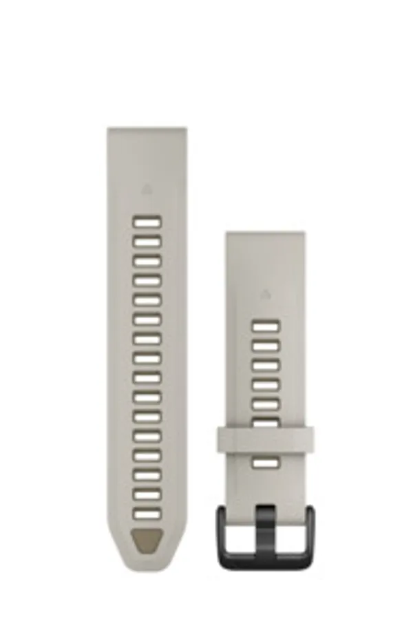 Garmin Ersatzarmband QuickFit 20mm Silikon Nebelgrau/Sandstein