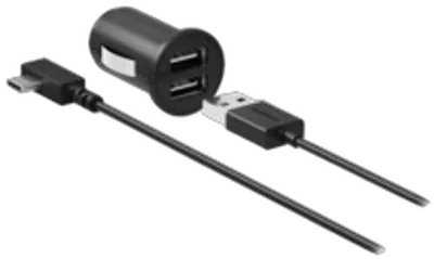 Garmin Kfz-Anschlusskabel Zigarettenanzünder auf 2x USB-A+C 4m