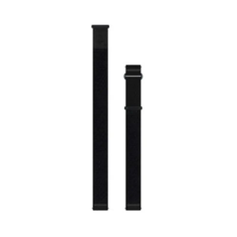 Garmin Schnellwechsel-Armband 18mm Nylon Schwarz/Schiefergrau