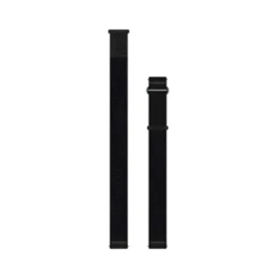 Garmin Schnellwechsel-Armband 18mm Nylon Schwarz/Schiefergrau