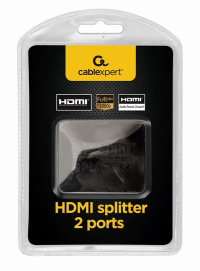 gembird HDMI-Splitter, 2 Anschlüsse